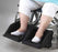 SkiL-Care Swing-Away Foot Supports for Wheelchairs - Left Swing-Away Foot Support for Wheelchairs - 703470