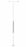 AliMed White Security Pole - Security Pole, White - 713073