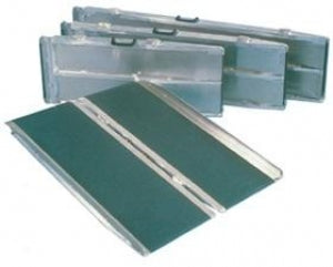 AliMed PVI Wheelchair Ramps - Wheelchair Ramp, Single Fold, 4 Ft. - 73069