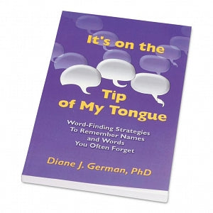 AliMed It's on the Tip of My Tongue Workbook - It's on the Tip of My Tongue Workbook, Word Finding Strategy Book - 888711
