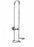 AliMed Oxygen Tank Holder - IV Pole Holder for Wheelchair - 8990