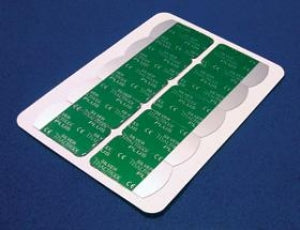 AliMed Adult Disposable Resting ECG Electrodes - Silver Mactorde ECG Electrode, 1.25" x 1" - 9001AD