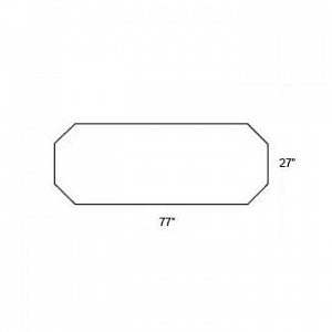 AliMed Surface Pad Replacements for Pedigo Stretchers - Model 511, 527, 540 and 550 Surface Pad Replacement - 910388PB
