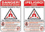 AliMed MRI Warning Wall Signs - MRI Warning Wall Sign, Spanish, 12" x 18" - 921129