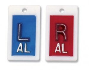 AliMed Left / Right Marker Sets - Marker Set, Bold Face, Left and Right, 1" - 927472