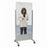 AliMed Biodex Clear-Lead Mobile X-Ray Barriers - Clear-Lead Mobile X-Ray Barrier, Full, 60" x 30" - 937628