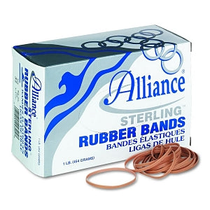 Alliance Sterling Rubber Bands - 3" x 0.13" Size 32 Rubber Bands - 24325