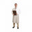 Alpha Pro Tech Critical Cover GenPro Frocks - Snap-Close Frock with Snap Collar, White, Size S - FK-12122-1
