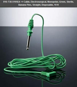Adler Instrument Monopolar Needle Cables - Endo Monopolar Disposable Cable - 38-5195