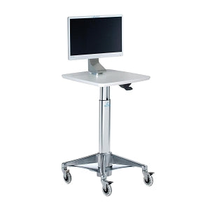 Altus Nonpowered Laptop Carts - Nonpowered Square Laptop / LCD Cart with Counterweight, No Palm Support, 18" Height Adjustment, 20" D x 20" W - MPC-58P5-XX-0141