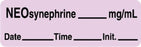 Centurion Centurion Anesthesia Syringe Labels - Neo-Synephrine Lavender mg / mL Tape - ALX43