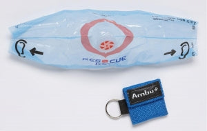 Ambu Res-Cue Key - CPR Barrier Mask with Key Chain, Blue - 248201103