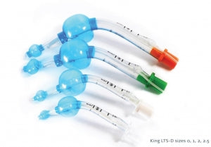 Ambu King LTS-D Disposable Laryngeal Tube - King LTS-D Disposable Laryngeal Airway with Suction Port, Gastric Access, Size 1 - KLTSD421