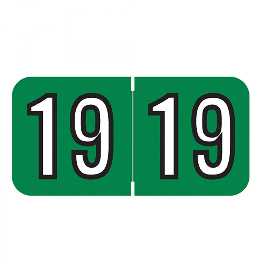 Color: Green Dimensions: 1-1/2" X 3/4" Before Folding Permanent Adhesive Quantity: 500/Roll