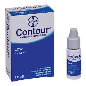 Ascensia Contour Blood Glucose System - Contour Blood Glucose Control Solution, Low Level - 7110A