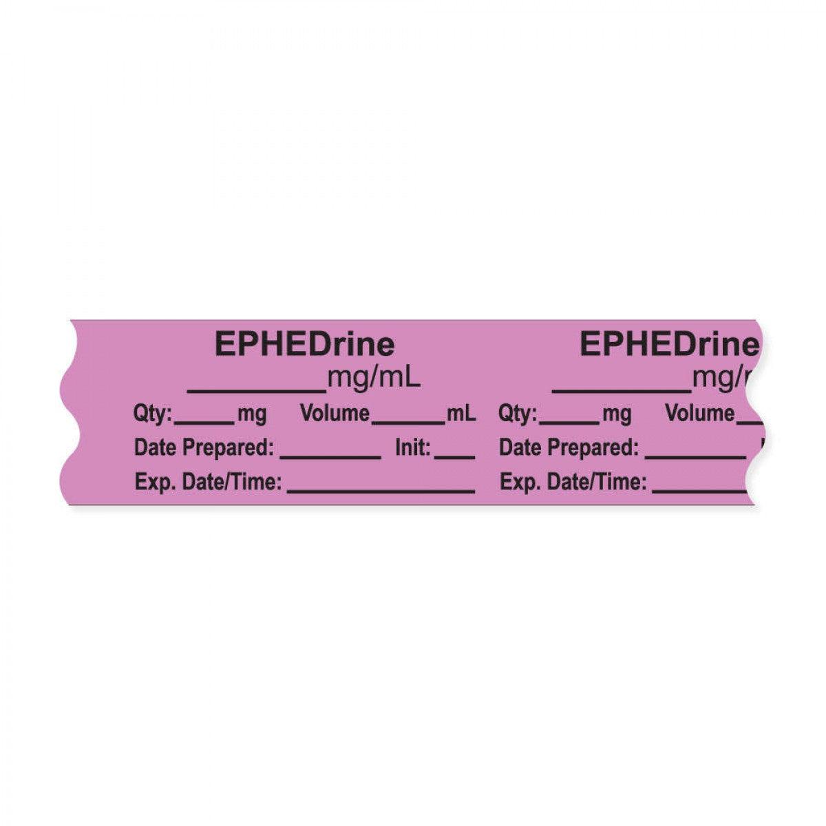 Anesthesia Tape, With Expiration Date, Time & Initial (Removable), "Ep