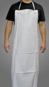 Ansell Edmont Heavy Duty PVC Aprons - Heavy-Duty PVC Apron, 18 Mil, White, 33" x 44" - 950102