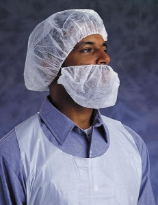 Ansell Healthcare Beard Covers - Ansell Disposable Polyethylene Bear Cover, 18" - 951949