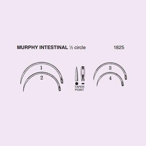 Anchor Products Murphy Intest Surg Needles - NEEDLE, SUTURE, MURPHY, 1.5 CIRCLE, SIZE 3 - GR1825-3D