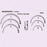 Anchor Prod McGowan Needle 1/2 Circle Taper Pt - McGowan Needle, 1/2 Circle, Taper Point, Size 5 - 1859-5DC