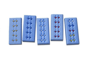 Aspen Surgical Products Suture Aid Booties - Suture Aid Booties, Sterile, Assorted Colors, 5 Pair / Tray - 051015PBX