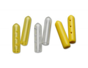 Aspen Surgical Vented Instrument Tip Protectors - Instrument Tip Protector, Vented, Guard, Regular, Clear, 5 mm x 25 mm - 092015BBG