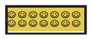 Aspen Surgic I. D. Sheet Tapes (Smiley) - Instrument I. D. Sheet Tape, Smiley Face - 158070EEA