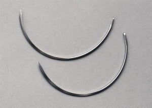 Aspen Surgical 1/2 Circle Reverse Cutting Needles - Surgical Needle, 1/2 Circle, Reverse Cut, 0.05" x 2.480", 2/Pack - 209104