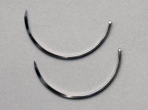 Aspen Surgical King's 3/8" Circle Reverse Cutting Needles - Needle, 1/2 Circle Reverse Cutting Kelly's Cervix, 0.037" x 1.378" - 213504