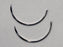 Aspen Surgical King's 3/8" Circle Reverse Cutting Needles - Needle, 1/2 Circle Reverse Cutting Kelly's Cervix, 0.037" x 1.378" - 213504