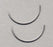 Aspen Surgical King's 3/8" Circle Reverse Cutting Needles - Needle, 3/8 Circle Cutting King, 0.040" x 3.432" - 214504