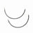 Aspen Surgical Taper Point Mayo Catgut Needles - Mayo Point Catgut Needle, 1.5 Taper, 0.05" x 1.417" - 216735