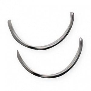 Aspen Surgical 1/2-Circle Reverse Cutting Fistula Needles - Fistula Needle, 0.043"x 1.378", 1/2 Circle, Reverse Cutting - 243205