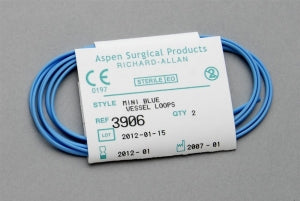 Aspen Surgical Sterion Micro Mini Blue Vessel Loop - Sterion Micro Mini Vessel Loop, Sterile, Blue - 3906