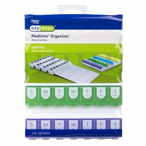 Apothecary Products Easy Fill Pill Planners - PLANNER, MEDICATION, EZY FILL, XL, 4X / DAY - 67706