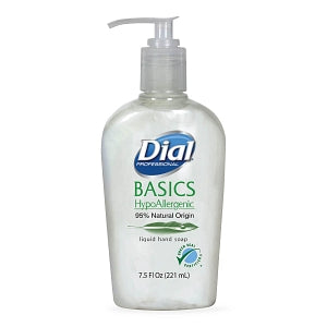 Dial Basics HypoAllergenic Liquid Hand Soap - SOAP, HAND, LIQUID BASICS, PUMP, 7.5 OZ - 17000 06028