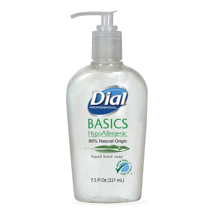 Dial Basics HypoAllergenic Liquid Hand Soap - SOAP, DIAL, FOAM, 7.5OZ (8/CS) - DIA 06042CT