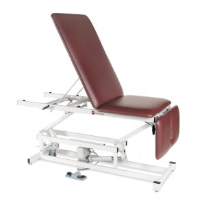 Armedica Hi-Lo Three-Section Treatment Tables - Hi-Lo Three-Section Treatment Table, Nonelevating Center, One-Section Headrest with Contoured Face and Nose Opening, Power-Assisted Caster System, 76" L x 27" W, 400-lb. Weight Capacity - AM350