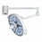 Symmetry Surgical Wall Mount for MI 1000 LED Surgical Light - Wall Mount for MI 1000 LED Surgical Light - XLD-WM