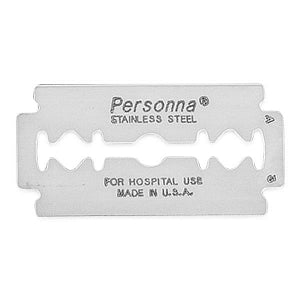 AccuTec Personna Double Edge Prep Razor Blades - Double Edge Razor Blade, Surgical Prep - 74-0002-000