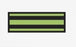 Aspen Surgical ColorTrack Instrument ID Sheet Tapes - Instrument I. D. Tape, 6.35 mm Black and Lime Green Stripe - 153014EEA
