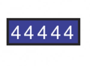 Aspen Surgi I. D. Sheet Tapes (White Numbers) - I. D. Sheet Tape with White Numbers, 8.5" x 11", Violet - 158023EEA