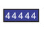 Aspen Surgi I. D. Sheet Tapes (White Numbers) - I. D. Sheet Tape with White Numbers, 8.5" x 11", Violet - 158023EEA