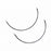 Aspen Surgical Ferguson 1/2 Circle Taper Point Needles - Richard-Allan Ferguson 1/2 Circle Taper Point Needle with Regular Eye, 0.030" x 1.209" - 209516
