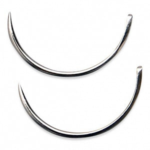 Aspen Surgical Butler's Cervix Needles - Richard-Allan Butlers Cervix Needle, 1/2 Circle Taper, Sterile, 0.037" x 1.378" - 211602
