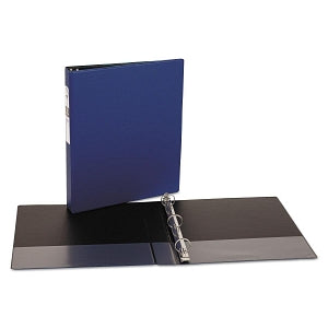 Avery Economy Reference Binder - Economy Non-View Binder with Round Rings, 8.5" x 11", 1" Capacity, Blue - 03300