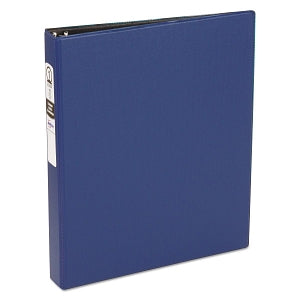 Avery Economy Reference Binder - Economy Non-View Binder with Round Rings, 8.5" x 11", 1" Capacity, Blue - 03300