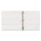 Avery Economy View Binders with Round Rings - White Heavy-Duty Nonstick 1" Capacity View Binder with Slant Rings - 05304