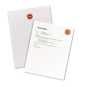Avery Multiuse Removable Round Labels - Removable Multi-Use Labels, Print / Write, 1-1/4" Round, Neon Red - 05497