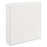 Avery Economy View Binders with Round Rings - White Heavy-Duty Nonstick 2" Capacity View Binder with Slant Rings - 05504